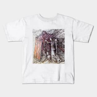 OP Necromancer / Nigromante / DND / Roleplay apparel / Dead lord Art by @solistrevinho Kids T-Shirt